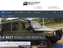 Tablet Screenshot of kigalicarrental.com